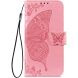 Чехол-книжка с рисунком UniCase Butterfly Pattern для OPPO Reno 16 / 16 Pro - Pink (413214P). Фото 4 из 14