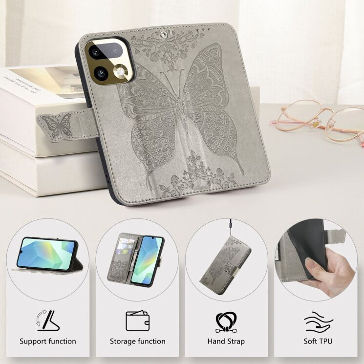 Чехол-книжка с рисунком UniCase Butterfly Pattern для Realme 16 Pro - Light Purple (428030LV) Чехол-книжка с рисунком UniCase Butterfly Pattern для Realme 16 Pro - Light Purple: фото 9 из 9