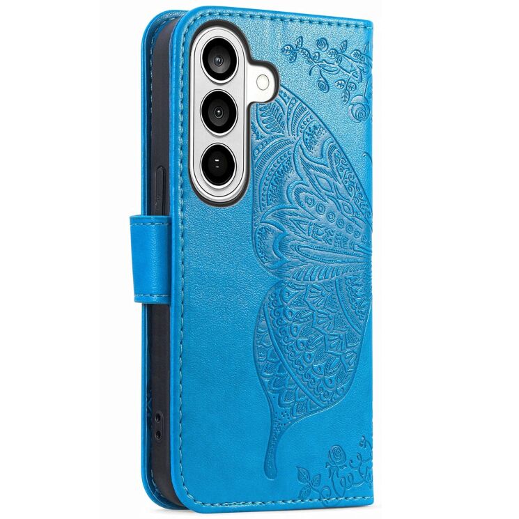 Чехол-книжка с рисунком UniCase Butterfly Pattern для Samsung Galaxy A37 (A376) - Blue: фото 7 из 10