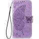 Чехол-книжка с рисунком UniCase Butterfly Pattern для Xiaomi Redmi Note 15 (4G/5G) / Poco M8 5G - Light Purple (404653LV). Фото 5 из 8