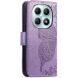 Чехол-книжка с рисунком UniCase Butterfly Pattern для Xiaomi Redmi Note 15 (4G/5G) / Poco M8 5G - Light Purple (404653LV). Фото 6 из 8