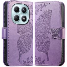 Чехол-книжка с рисунком UniCase Butterfly Pattern для Xiaomi Redmi Note 15 (4G/5G) / Poco M8 5G - Light Purple: фото 1 из 8