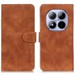 Чехол-книжка с застежкой KHAZNEH Retro Wallet для Xiaomi Redmi Note 15 Pro - Brown (405207Z)