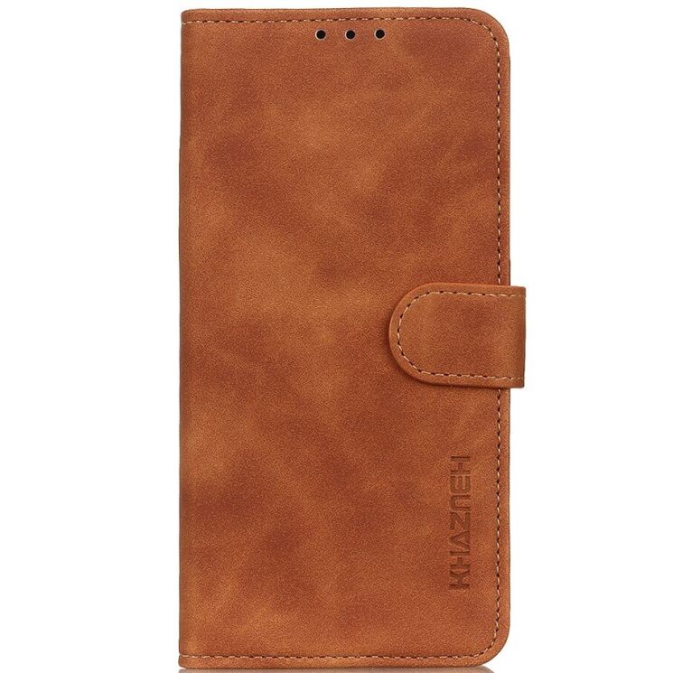 Чохол-книжка з застібкою KHAZNEH Retro Wallet для Xiaomi Redmi Note 15 Pro - Brown: фото 5 з 9