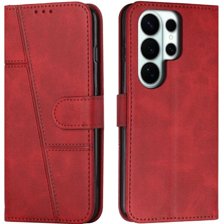 Чехол-книжка с застежкой UniCase Jet Cover для Samsung Galaxy S26 Ultra - Red: фото 1 из 10