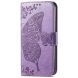 Чехол-книжка UniCase Butterfly Pattern для Motorola Edge 50 Pro - Light Purple (353640LV). Фото 4 из 8