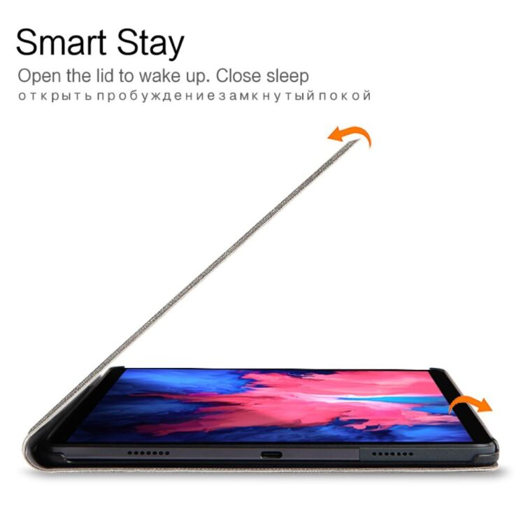 Чехол-книжка UniCase Deer Pattern для Lenovo Tab P11 (TB-J606) / Tab P11 Plus (TB-J616) - Grey: фото 10 из 11