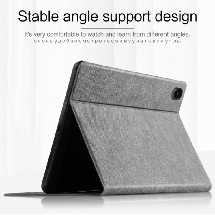 Чехол-книжка UniCase Deer Pattern для Lenovo Tab P11 (TB-J606) / Tab P11 Plus (TB-J616) - Grey: фото 7 из 11