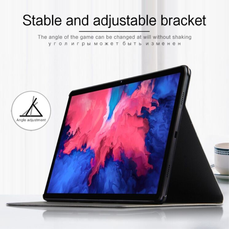 Чехол-книжка UniCase Deer Pattern для Lenovo Tab P11 (TB-J606) / Tab P11 Plus (TB-J616) - Grey: фото 5 из 11