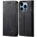 Чехол-книжка UniCase Jeans Wallet для Apple iPhone 16 Pro Max - Black (360406B). Фото 1 из 6
