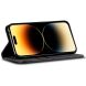 Чехол-книжка UniCase Jeans Wallet для Apple iPhone 16 Pro Max - Black (360406B). Фото 3 из 6