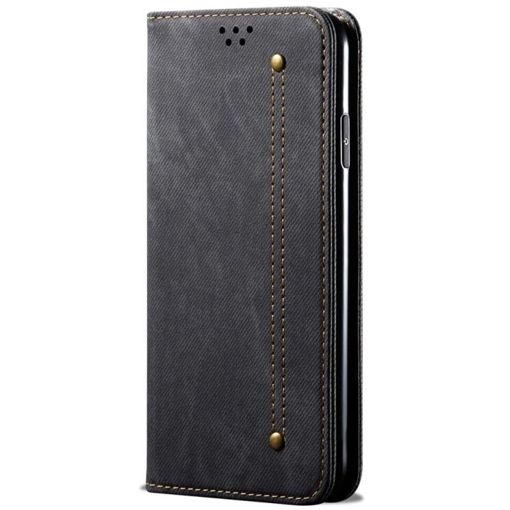Чехол-книжка UniCase Jeans Wallet для Apple iPhone 16 Pro Max - Black: фото 5 из 6