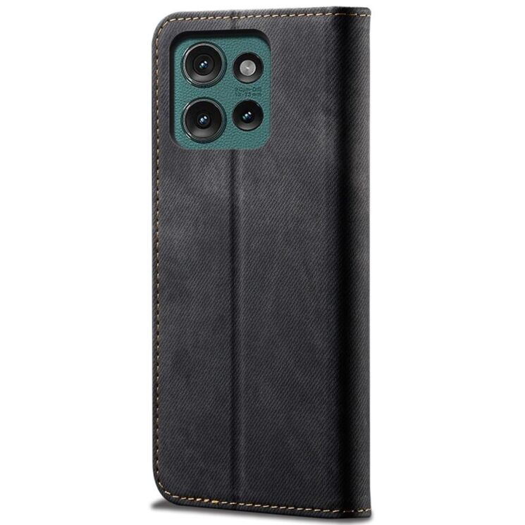 Чехол-книжка UniCase Jeans Wallet для Motorola Edge 50 Neo - Black: фото 6 из 6