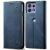 Чехол-книжка UniCase Jeans Wallet для Motorola Edge 50 Pro - Blue: фото 1 из 6