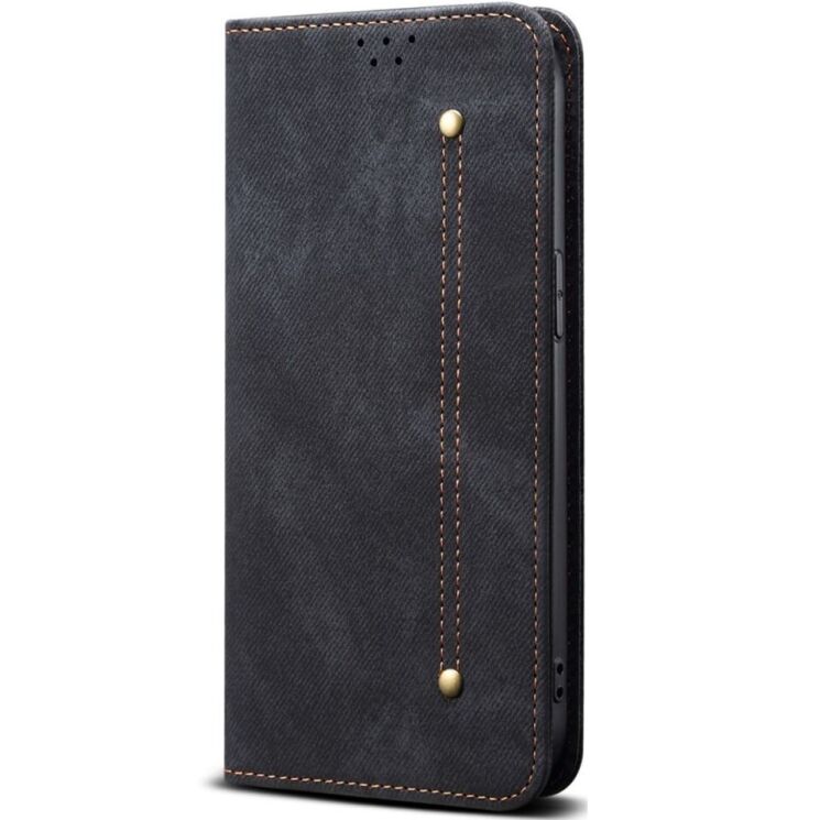 Чехол-книжка UniCase Jeans Wallet для Motorola Moto G15 - Black: фото 5 из 6