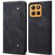 Чехол-книжка UniCase Jeans Wallet для Motorola Moto G15 - Black (372609B). Фото 1 из 6