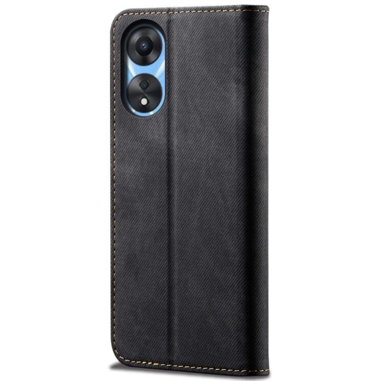 Чехол-книжка UniCase Jeans Wallet для OPPO A78 - Black: фото 6 из 6