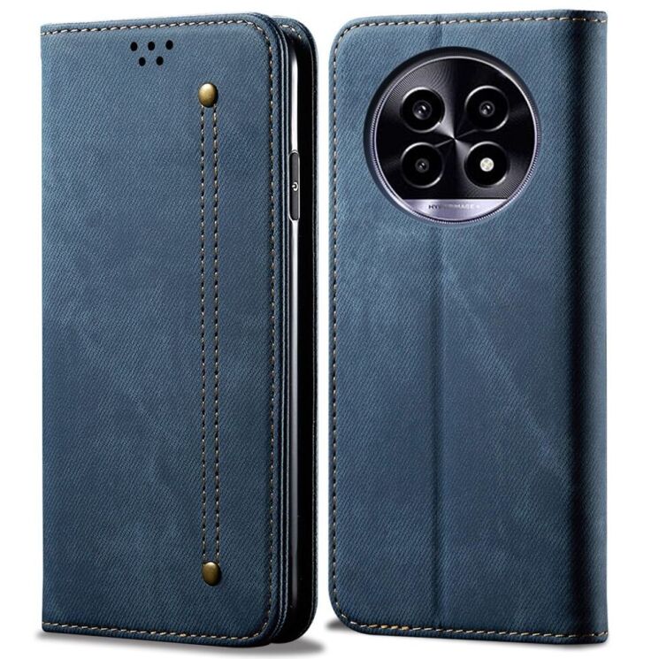 Чехол-книжка UniCase Jeans Wallet для Realme 13 Pro / 13 Pro Plus - Blue: фото 1 из 6