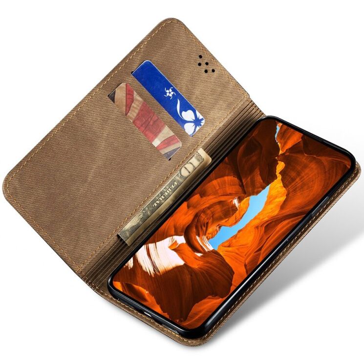 Чохол-книжка UniCase Jeans Wallet для Samsung Galaxy A17 (A175) - Khaki: фото 2 з 6