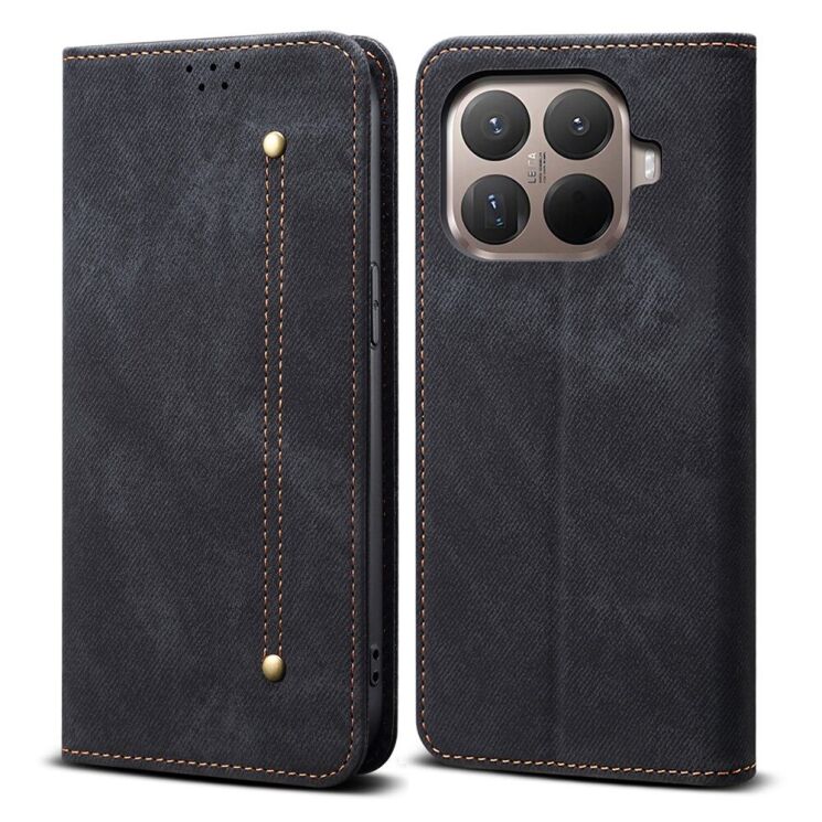 Чехол-книжка с кармашками UniCase Jeans Wallet для Xiaomi 15T Pro - Black (389828B) Чехол-книжка с кармашками UniCase Jeans Wallet для Xiaomi 15T Pro - Black: фото 1 из 6