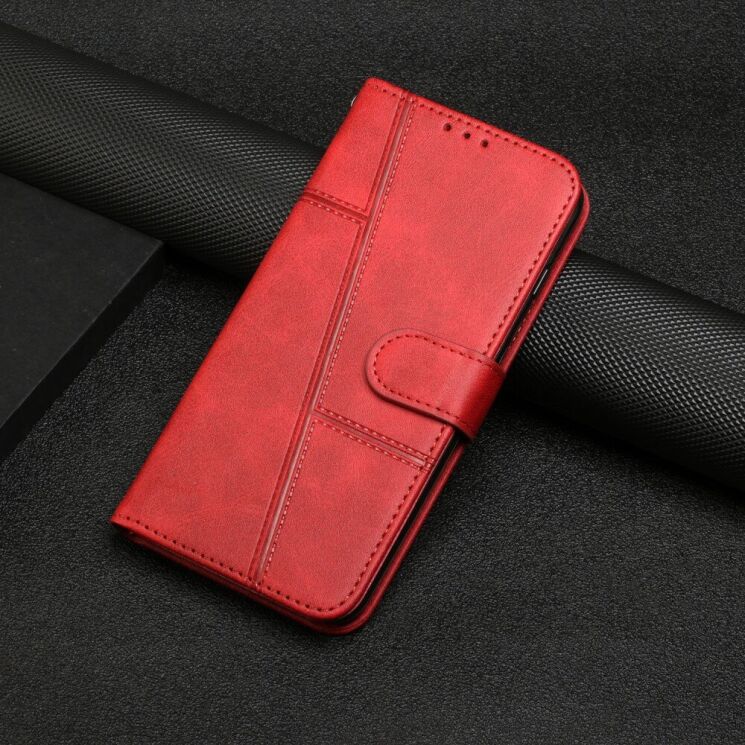 Чехол-книжка UniCase Jet Cover для Infinix Note 40 Pro - Red: фото 6 из 11