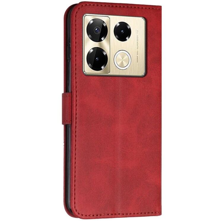Чехол-книжка UniCase Jet Cover для Infinix Note 40 Pro - Red: фото 5 из 11