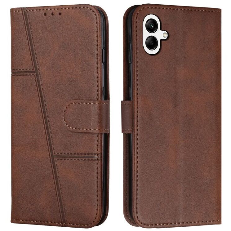 Чохол-книжка UniCase Jet Cover для Samsung Galaxy A06 (A065) - Brown: фото 1 з 11