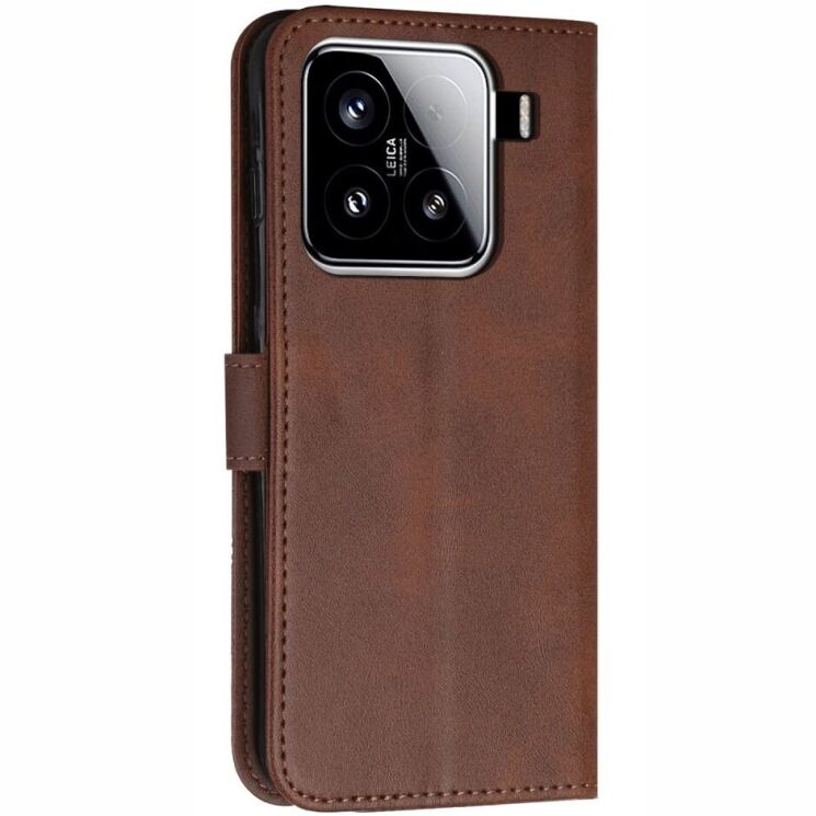 Чехол-книжка UniCase Jet Cover для Xiaomi 15 - Brown: фото 5 из 10