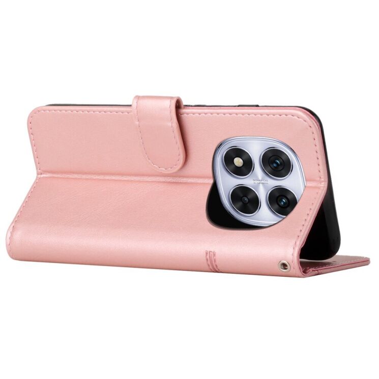 Чехол-книжка UniCase Jet Cover для Xiaomi Redmi Note 14 Pro 5G / Note 14 Pro Plus / Poco X7 - Rose Gold: фото 3 из 10