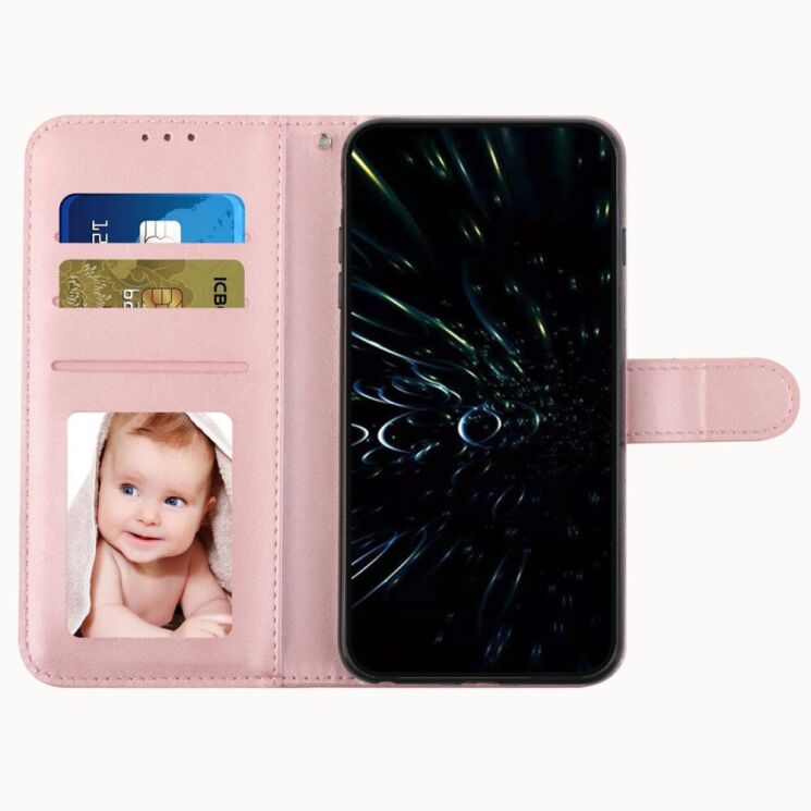 Чехол-книжка UniCase Jet Cover для Xiaomi Redmi Note 14 Pro 5G / Note 14 Pro Plus / Poco X7 - Rose Gold: фото 2 из 10