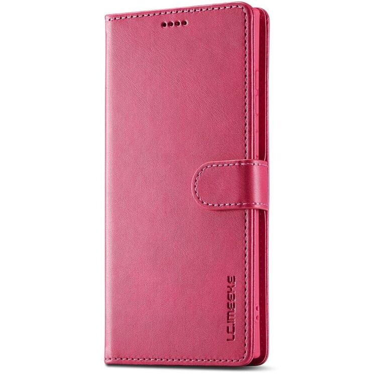 Чехол LC.IMEEKE Wallet Case для Samsung Galaxy S22 Ultra - Red: фото 3 из 10