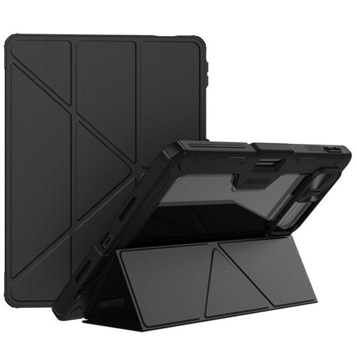 Чохол NILLKIN Bumper Leather Case Pro для Xiaomi Pad 8 / Pad 8 Pro - Black: фото 1 з 16