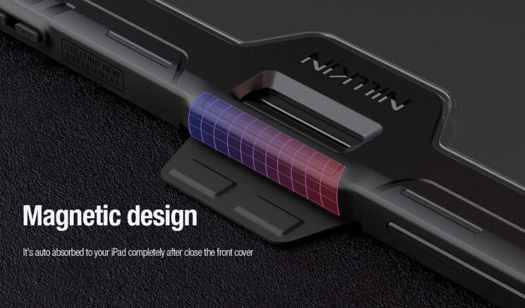 Чохол NILLKIN Bumper Leather Case Pro для Xiaomi Pad 8 / Pad 8 Pro - Black: фото 13 з 16