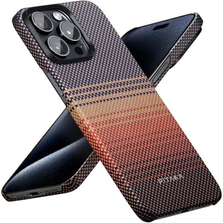 Чехол Pitaka MagEZ Case 5 для iPhone 15 Pro Max (KI1501SUM) - Sunset: фото 1 из 9