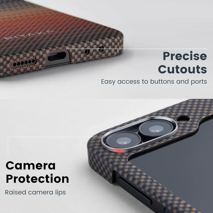 Чохол Pitaka MagEZ Case 5 (FF) для Samsung Galaxy Flip 6 FMFLIP6 - Moonrise: фото 9 з 11