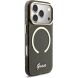 Чехол с ремешком Guess IML Glitters Script Strap MagSafe для iPhone 17 Pro (GUHMP17L5HTGSMSK) - Black (422725B). Фото 3 из 6