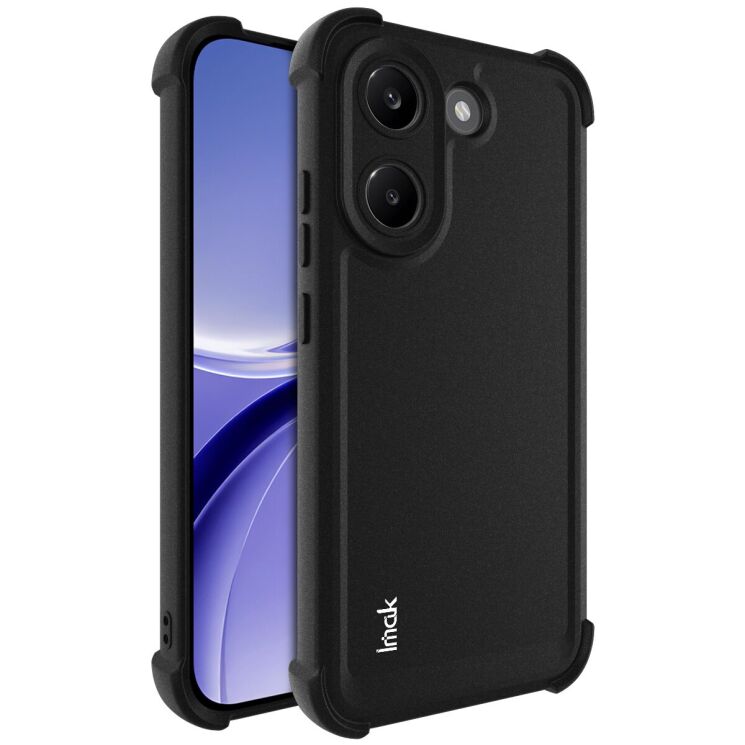 Чехол с усиленными углами IMAK Airbag Sand Case для Xiaomi Poco X8 Pro - Matte Black: фото 1 из 9