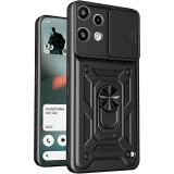 Чохол із захистом камери Deexe Armor Shield для Nothing Phone (3a) Lite - Black: фото 1 з 9