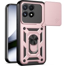 Чохол із захистом камери Deexe Armor Shield для Xiaomi Poco F9 Pro - Rose Gold: фото 1 з 9