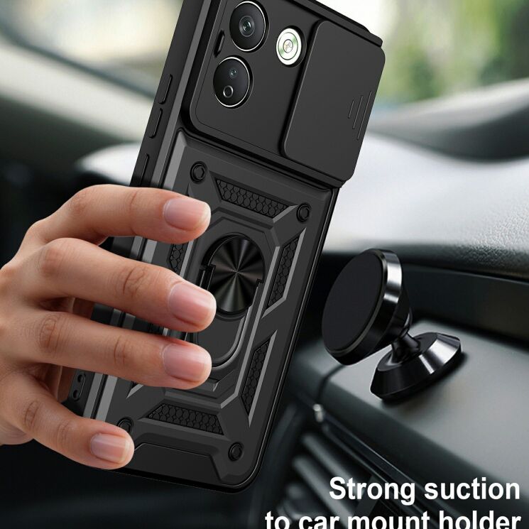 Чехол с защитой камеры Deexe Armor Shield для Xiaomi Redmi Note 17 Pro Max - Black (430606B) Чехол с защитой камеры Deexe Armor Shield для Xiaomi Redmi Note 17 Pro Max - Black: фото 3 из 9