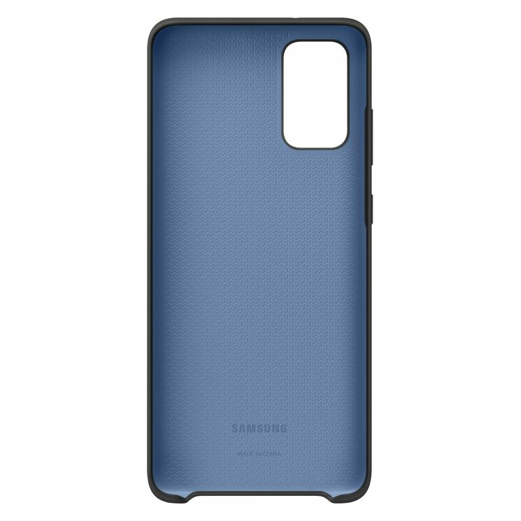 Чехол Silicone Cover для Samsung Galaxy S20 Plus (G985) EF-PG985TBEGRU - Black: фото 3 из 3