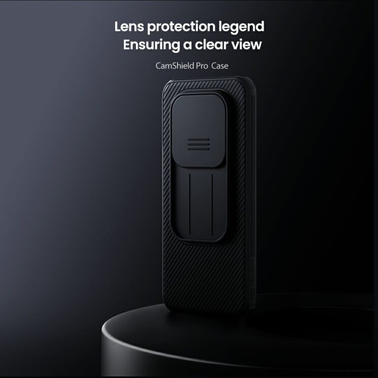 Чехол со шторкой для камеры NILLKIN CamShield Pro для Xiaomi Redmi Note 15 Pro Plus / Poco M8 Pro 5G - Black: фото 6 из 16