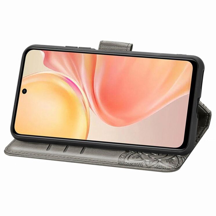 Чохол UniCase Butterfly Pattern для Infinix Smart 9 (X6532) - Grey: фото 3 з 6