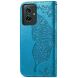 Чехол UniCase Butterfly Pattern для Motorola Moto G55 - Blue (366133L). Фото 6 из 7