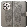 Чехол UniCase Butterfly Pattern для OPPO Reno 12 F/FS - Grey (360124H)