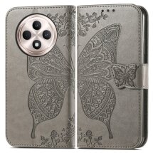 Чехол UniCase Butterfly Pattern для OPPO Reno 12 F/FS - Grey: фото 1 из 10