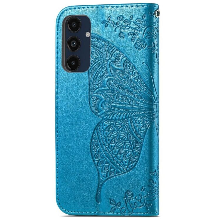 Чехол UniCase Butterfly Pattern для Samsung Galaxy A16 (A165) - Blue: фото 5 из 6