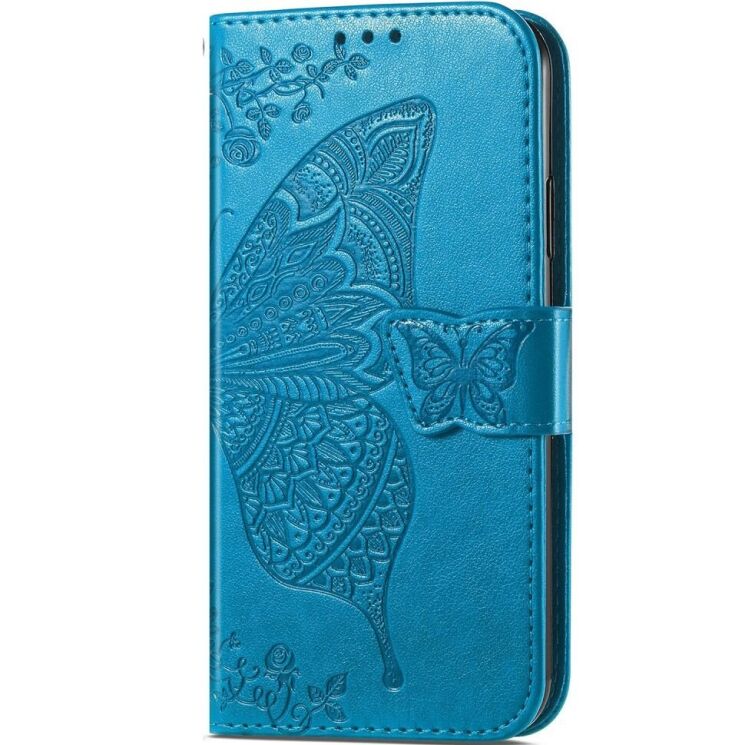 Чехол UniCase Butterfly Pattern для Samsung Galaxy A16 (A165) - Blue: фото 6 из 6