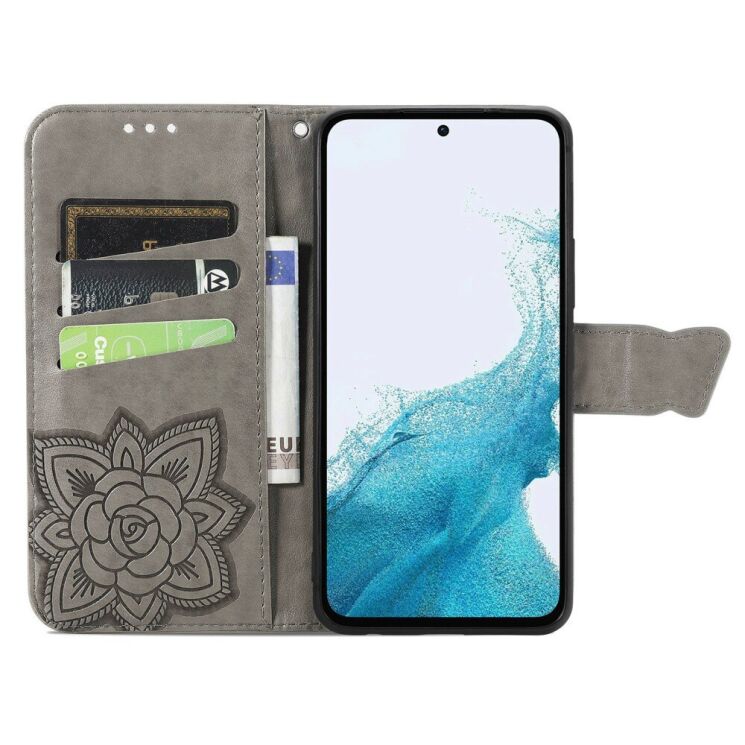 Чехол UniCase Butterfly Pattern для Samsung Galaxy A36 (A366) / A56 (A566) - Grey: фото 2 из 10