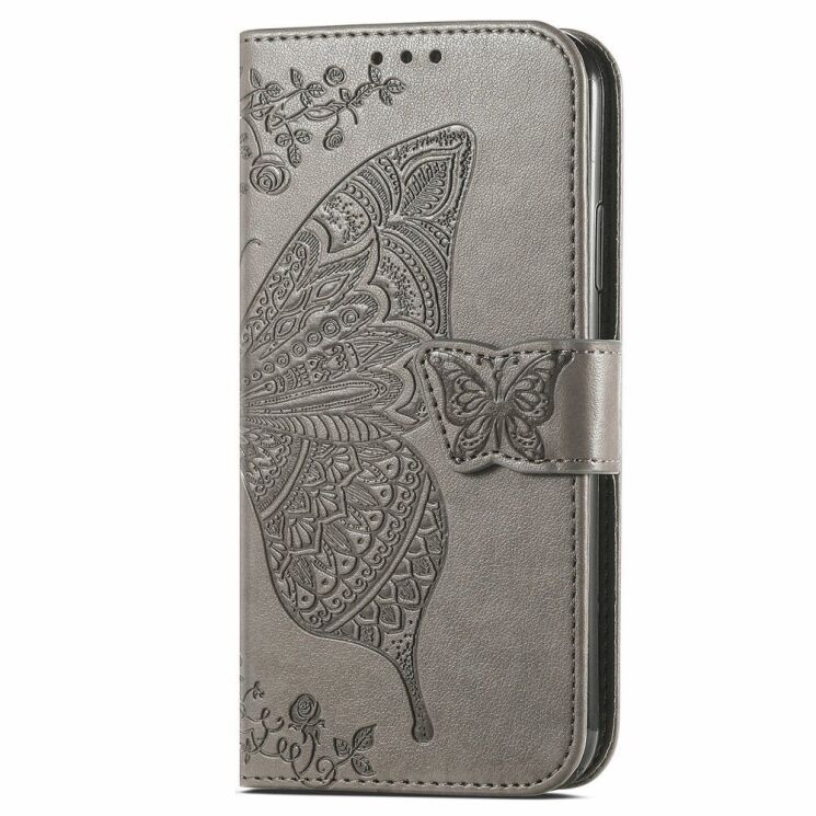 Чехол UniCase Butterfly Pattern для Samsung Galaxy M15 (M156) - Grey: фото 4 из 8